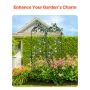 2 pakker metal haveespalier til klatreplantestøtte 60x15 tommer