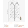Garden Trellis for Climbing Plants, 60 x 15 in, 2 Packs Rustproof Metal Garden Flower Trellis, Outdoor Climbing Rose Trellis Cuc