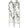 2 pakker metal haveespalier til klatreplantestøtte 60x15 tommer