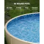 Rund poolliner 18 fod overlapningsstil poolliner 54 tommer
