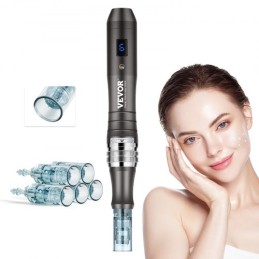 Professional Microneedling Pen 6-Speed Electric Beauty Pen with 5 Needles