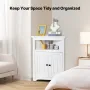 32 "Hjørneopbevaringsskab med 2 trædøre og justerbare hylder