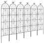 4 pakker metal haveespalier til klatreplantestøtte 71x20 i