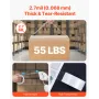 Clear Packing Tape, 3 inches Core, 6 Rolls 1.88 Inches x 65 Yards Packing Tape with Dispenser, 2.7 Mil Heavy Duty Packaging Tape