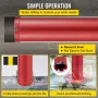 Diamond Core Drill, 4"/101mm Diameter Core Drill Bit, 14"/355mm Concrete Core Drill Bit, 5/8"-11 Thread Core Bit, Dry/Wet Drill 
