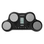 Electric Drum Set, 163 Sounds, Tabletop Electronic Drumset with 4 Velocity Sensitive Pads, Headphone Jack, Built-in Stereo Speak