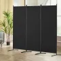 Room divider 3-panel foldning privatlivsskærm