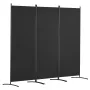 Room divider 3-panel foldning privatlivsskærm