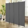 Room Divider, 4 Panel Room Dividers and Folding Privacy Screens, Fabric Partition Room Dividers for Office, Bedroom, Dining Room