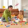 Marble Run Set, 230 PCS with Motorized Elevator, with 15 Plastic Marbles, Marble Maze Building Block Brain Game, Educational Lea