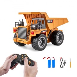 RC Remote Control Dump Truck Toy Construction Vehicle Toy 9ch 1:18 Skala