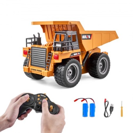 RC Remote Control Dump Truck Toy Construction Vehicle Toy 9CH 1:18 Scale