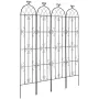 Garden Trellis for Climbing Plants, 87 x 20 in, 4 Packs Rustproof Metal Garden Flower Trellis, Outdoor Climbing Rose Trellis Cuc