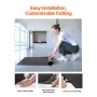 Ooring Set 6.6 'X 3' PVC Yoga Fitness Equipment Mat til Pilates