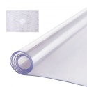 PVC Table Protector 40x60 Inch Clear Plastic Desk Protector 2.0mm Thick
