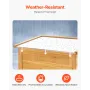 Outdoor Storage Shed, Large Wooden Outside Storage Shed, Oversize Garden Tool Shed with Metal Frame, Shelves, Floor, Waterproof 
