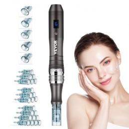 Professional Microneedling Pen 6-Speed Electric Beauty Pen with 22 Needles