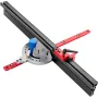 Miter Gauge, 457 mm(18") Table Saw Miter Gauge, Precision Miter Saw Fence with Laser Marking Scale, Aluminum Table Saw Sled with