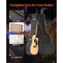 Akustisk guitar hård sag 43.31 i med lås og nøgler til akustisk