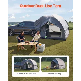 SUV Camping Tent Outdoor SUV Tent with 2 Doors Waterproof for 5-8 Person