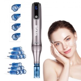 M8S Professional Microneedling Pen 6-Speed Electric Beauty Pen 12 Needles