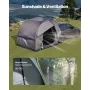 SUV Tent for Camping, 8FT L x 8FT W, Waterproof PU2000mm Spacious Double Layer Design for 5-8 Person, SUV Camping Tent with Mesh