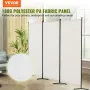 Room divider 3-panel foldning privatlivsskærm stof partition