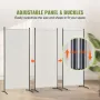 Room Divider, 3 Panel Room Dividers and Folding Privacy Screens , Fabric Partition Room Dividers for Office, Bedroom, Dining Roo