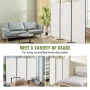 Room divider 3-panel foldning privatlivsskærm stof partition
