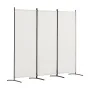 Room divider 3-panel foldning privatlivsskærm stof partition