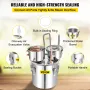 Alcohol Still, 50L SUS Water Alcohol Distiller with Condenser & Thumper Keg, 13.2Gal Wine Making Boiler with Copper Tube, Home B