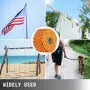 Polyester Rope 7/16" x 200', Load and Pulling Rope, 8400lbs Breaking Strength (Not suitable for rocking climbing, mountain climb