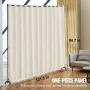Room Divider, Portable Panel Room Divider with Wheels Curtain Divider Stand, Freestanding Room Divider Privacy Screen for Office