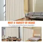 Room Divider, Portable Panel Room Divider with Wheels Curtain Divider Stand, Freestanding Room Divider Privacy Screen for Office