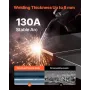 MiG Welder 130amp MIG Welding Machine 3-in-1 Flux Core