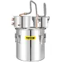 50L SUS vanddestiller m/ kondensator & thumper tønde, 13.2gal