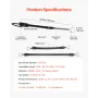 Transom Saver, 19.8-30.7 in, Adjustable Boat Transom Saver with Heavy-Duty Head Corrosion-Resistant Easy-to-Install Transom Save