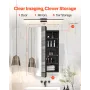Medicine Cabinet, 20 x 30 inch, Medicine Cabinet for Bathroom with Mirror, Aluminum Frame Bathroom Wall Cabinet, 4-layer Adjusta