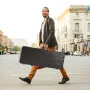 Elektrisk guitar hårdt etui 41,34 tommer med lås og nøgler til