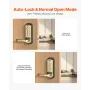 Mechanical Keyless Entry Door Lock, 14 Key Mechanical Door Lock, Mechanical Keypad Door Lock with Handle, Double-Sided Stainless
