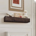 Fireplace Mantel Wood Shelf Floating Rustic Mantel Shelf 72" Light Brown