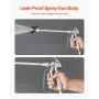 Airless Paint Spray Gun and Hose Kit, 3600PSI High Pressure Paint Sprayer Hose Set with 5 Tips, 211, 315, 417, 517, 623, Swivel 