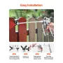 Airless Paint Spray Gun and Hose Kit, 3600PSI High Pressure Paint Sprayer Hose Set with 5 Tips, 211, 315, 417, 517, 623, Swivel 