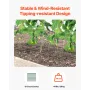 Cucumber Trellis for Climbing Plants, 35" x 55" Foldable Cucumber Trellis Set with Plant Clips, Metal Garden Trellis for Raised 