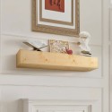 Fireplace Mantel Wood Shelf Floating Rustic Fireplace Mantel 72" Natural