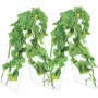 Cucumber Trellis for Climbing Plants, 35" x 55" Foldable Cucumber Trellis Set with Plant Clips, Metal Garden Trellis for Raised 