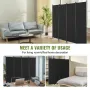 Room Divider, 4 Panel Room Dividers and Folding Privacy Screens, Fabric Partition Room Dividers for Office, Bedroom, Dining Room