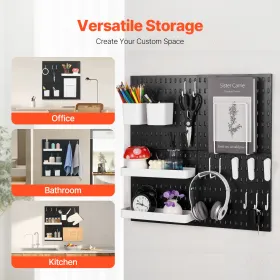 Pegboard Combination Kit 11 X 11 "Plastic Pegboard 4 Panels til