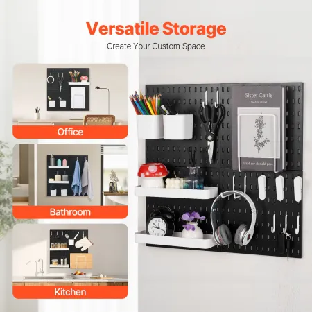 Pegboard Combination Kit 11 X 11 "Plastic Pegboard 4 Panels til
