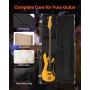 Bass Guitar Hard Case 122 cm / 48.03in Waterproof With Lock And Key for Bass Guitar